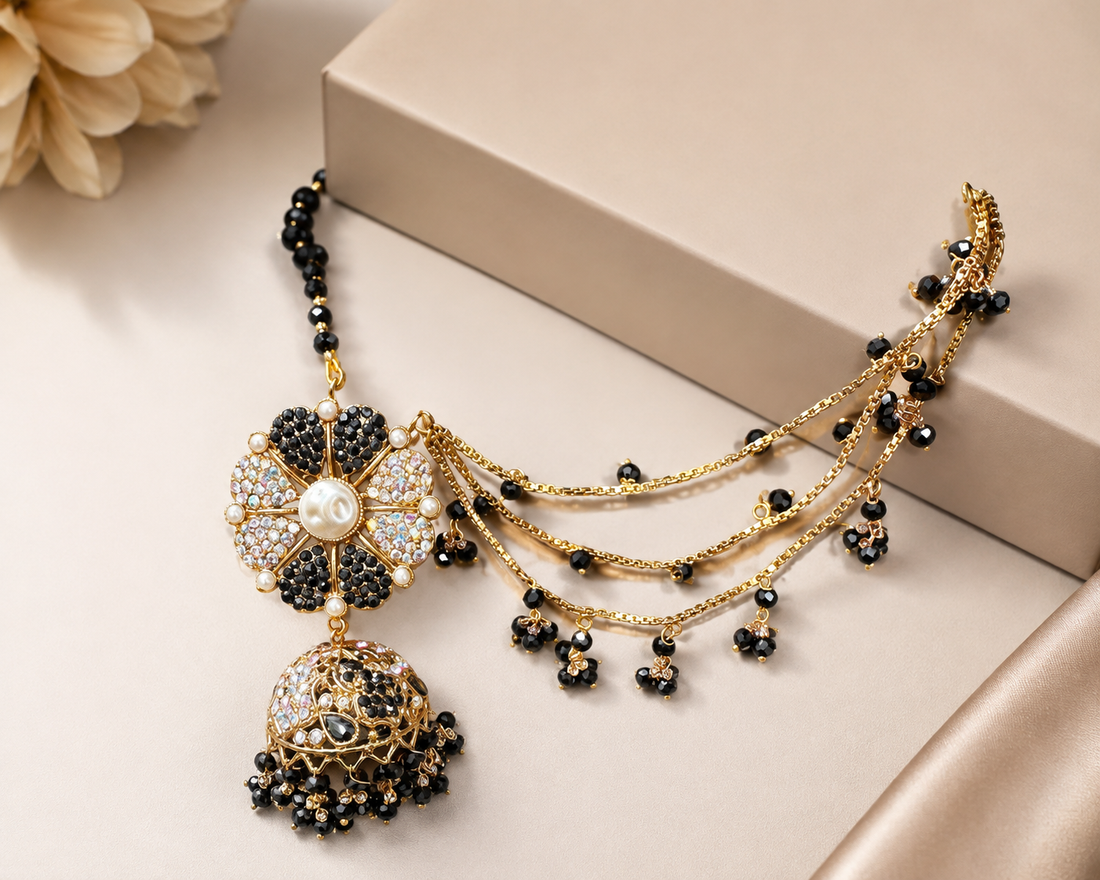 Elegant Handcrafted Jewelry Sahara Jhumki – Timeless Elegance