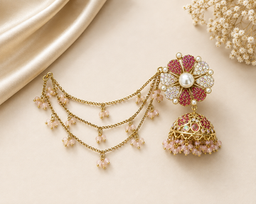 Elegant Handcrafted Jewelry Sahara Jhumki – Timeless Elegance