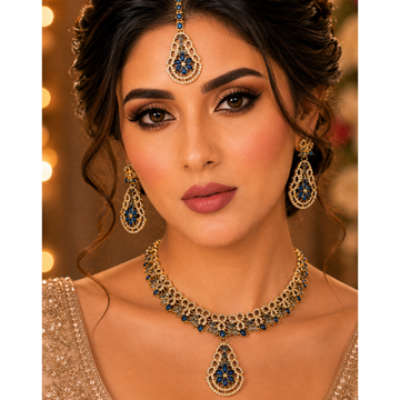 Regal Floral Elegance Necklace Set