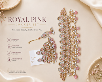 Royal Blush Pink Choker Set