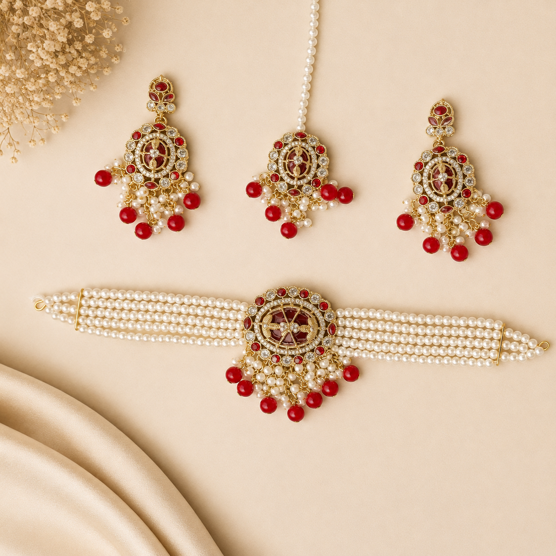 Emerald Elegance Elegant Zarkoon Choker Set