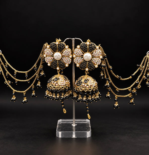 Elegant Handcrafted Jewelry Sahara Jhumki – Timeless Elegance